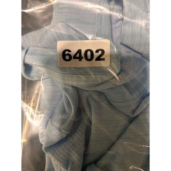 Young LA Shirt Mens Large Light Blue Short Sleeve Performance Stretch Training - Picture 7 of 7